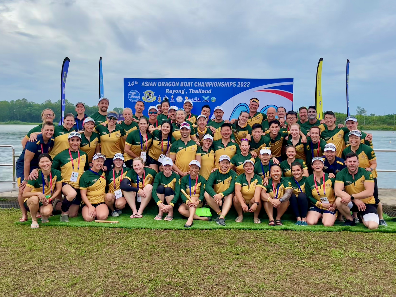 The Perpetual Auroras at the 14th Asain Dragon Boat Championships 2022 in Rayong, Thailand
